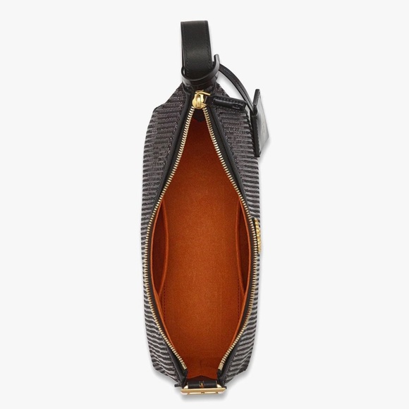 MCM Aren Hobo In Sequin Black Lamb Leather NWT - Picture 3 of 13